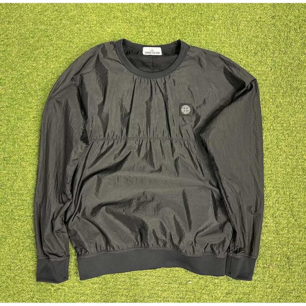 Stone Island Nylon Metal Crewneck Sweatshirt Black L 721564450